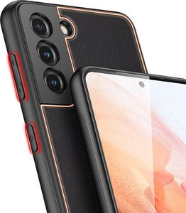 Hurtel Dux Ducis Yolo eleganckie etui pokrowiec ze skóry ekologicznej Samsung Galaxy S21 5G czarny 7