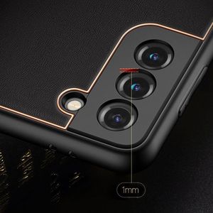 Hurtel Dux Ducis Yolo eleganckie etui pokrowiec ze skóry ekologicznej Samsung Galaxy S21 5G różowy 14