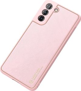 Hurtel Dux Ducis Yolo eleganckie etui pokrowiec ze skóry ekologicznej Samsung Galaxy S21 5G różowy 4