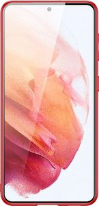 Hurtel Dux Ducis Yolo eleganckie etui pokrowiec ze skóry ekologicznej Samsung Galaxy S21 5G czerwony 3