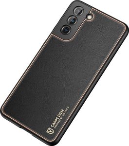 Hurtel Dux Ducis Yolo eleganckie etui pokrowiec ze skóry ekologicznej Samsung Galaxy S21+ 5G (S21 Plus 5G) czarny 4