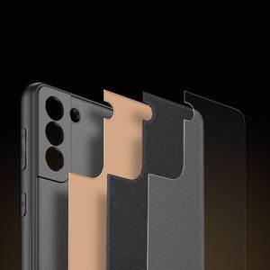 Hurtel Dux Ducis Yolo eleganckie etui pokrowiec ze skóry ekologicznej Samsung Galaxy S21+ 5G (S21 Plus 5G) czarny 10