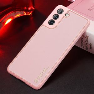 Hurtel Dux Ducis Yolo eleganckie etui pokrowiec ze skóry ekologicznej Samsung Galaxy S21+ 5G (S21 Plus 5G) różowy 15