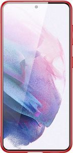 Hurtel Dux Ducis Yolo eleganckie etui pokrowiec ze skóry ekologicznej Samsung Galaxy S21+ 5G (S21 Plus 5G) czerwony 3