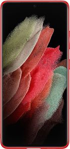 Hurtel Dux Ducis Yolo eleganckie etui pokrowiec ze skóry ekologicznej Samsung Galaxy S21 Ultra 5G czerwony 3