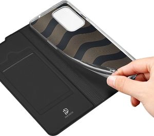 Hurtel Dux Ducis Skin Pro kabura etui pokrowiec z klapką OnePlus 9 czarny 8