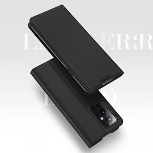 Hurtel Dux Ducis Skin Pro kabura etui pokrowiec z klapką OnePlus 9 czarny 10