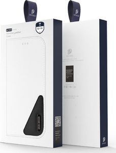 Hurtel Dux Ducis Hivo skórzane etui z klapką pokrowiec ze skóry naturalnej portfel na karty i dokumenty Samsung Galaxy S21 5G czerwony 5