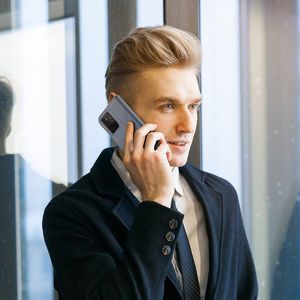 Hurtel Dux Ducis Hivo skórzane etui z klapką pokrowiec ze skóry naturalnej portfel na karty i dokumenty Samsung Galaxy S21 Ultra 5G niebieski 8