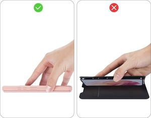 Hurtel DUX DUCIS Skin X kabura etui pokrowiec z klapką Samsung Galaxy S21+ 5G (S21 Plus 5G) różowy 9