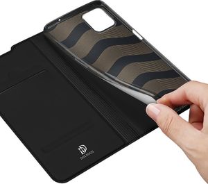 Hurtel DUX DUCIS Skin Pro kabura etui pokrowiec z klapką Oppo A73 5G / A53 5G czarny 7