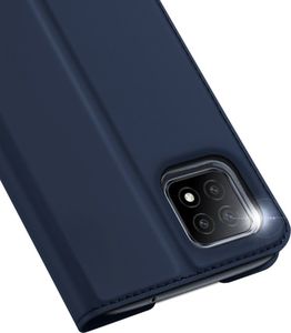 Hurtel DUX DUCIS Skin Pro kabura etui pokrowiec z klapką Oppo A73 5G / A53 5G niebieski 3