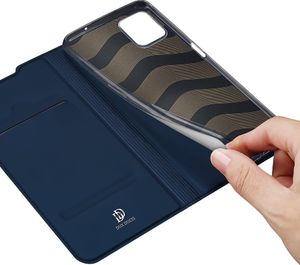 Hurtel DUX DUCIS Skin Pro kabura etui pokrowiec z klapką Oppo A73 5G / A53 5G niebieski 8