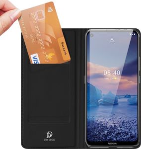 Hurtel DUX DUCIS Skin Pro kabura etui pokrowiec z klapką Nokia 5.4 czarny 2