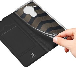 Hurtel DUX DUCIS Skin Pro kabura etui pokrowiec z klapką Nokia 5.4 czarny 7