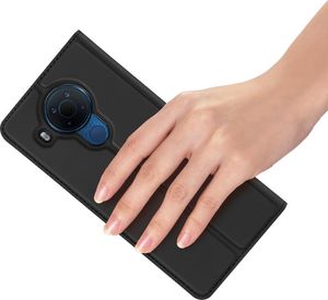 Hurtel DUX DUCIS Skin Pro kabura etui pokrowiec z klapką Nokia 5.4 czarny 9
