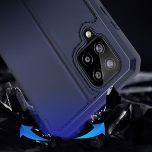 Hurtel DUX DUCIS Skin X kabura etui pokrowiec z klapką Samsung Galaxy A12 / Galaxy M12 niebieski 14