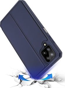 Hurtel DUX DUCIS Skin X kabura etui pokrowiec z klapką Samsung Galaxy A12 / Galaxy M12 niebieski 4