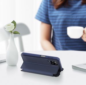 Hurtel DUX DUCIS Skin X kabura etui pokrowiec z klapką Samsung Galaxy A12 / Galaxy M12 niebieski 6