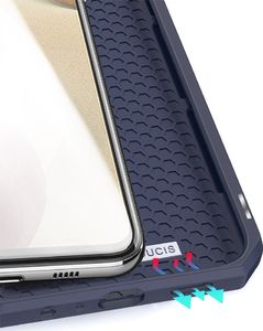 Hurtel DUX DUCIS Skin X kabura etui pokrowiec z klapką Samsung Galaxy A12 / Galaxy M12 niebieski 8