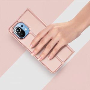 Hurtel DUX DUCIS Skin Pro kabura etui pokrowiec z klapką Xiaomi Mi 11 różowy 12