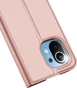 Hurtel DUX DUCIS Skin Pro kabura etui pokrowiec z klapką Xiaomi Mi 11 różowy 3