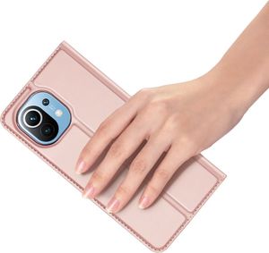 Hurtel DUX DUCIS Skin Pro kabura etui pokrowiec z klapką Xiaomi Mi 11 różowy 7