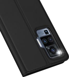Hurtel DUX DUCIS Skin Pro kabura etui pokrowiec z klapką Vivo X51 5G czarny 3
