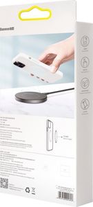 Hurtel Baseus Liquid Silica Gel Magnetic Case elastyczne silikonowe etui pokrowiec iPhone 12 Pro Max biały (WIAPIPH67N-YC02) (kompatybilny z MagSafe) 6