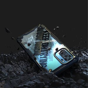 Hurtel Ringke Fusion X Design etui pancerny pokrowiec z ramką Xiaomi Redmi Note 10 / Redmi Note 10S czarny (Cross) (XDXI0030) 5