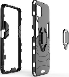 Hurtel Ring Armor pancerne hybrydowe etui pokrowiec + magnetyczny uchwyt Huawei P40 Lite / Nova 7i / Nova 6 SE czarny 2