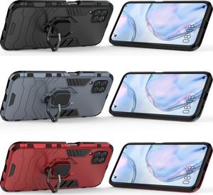 Hurtel Ring Armor pancerne hybrydowe etui pokrowiec + magnetyczny uchwyt Huawei P40 Lite / Nova 7i / Nova 6 SE czarny 5