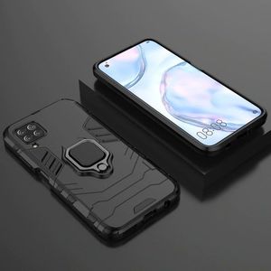 Hurtel Ring Armor pancerne hybrydowe etui pokrowiec + magnetyczny uchwyt Huawei P40 Lite / Nova 7i / Nova 6 SE czarny 9