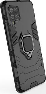 Hurtel Ring Armor pancerne hybrydowe etui pokrowiec + magnetyczny uchwyt Samsung Galaxy A42 5G czarny 4