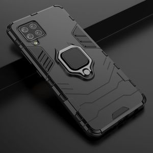 Hurtel Ring Armor pancerne hybrydowe etui pokrowiec + magnetyczny uchwyt Samsung Galaxy A42 5G czarny 7