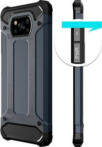 Hurtel Hybrid Armor pancerne hybrydowe etui pokrowiec Xiaomi Poco X3 NFC / Poco X3 Pro czarny 4