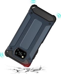 Hurtel Hybrid Armor pancerne hybrydowe etui pokrowiec Xiaomi Poco X3 NFC / Poco X3 Pro czarny 7