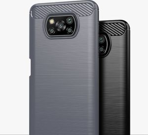 Hurtel Carbon Case elastyczne etui pokrowiec Xiaomi Poco X3 NFC / Poco X3 Pro niebieski 6