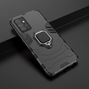 Hurtel Ring Armor pancerne hybrydowe etui pokrowiec + magnetyczny uchwyt Samsung Galaxy A72 4G niebieski 8