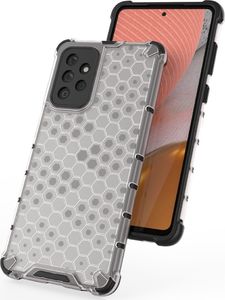 Hurtel Honeycomb etui pancerny pokrowiec z żelową ramką Samsung Galaxy A72 4G czarny 6
