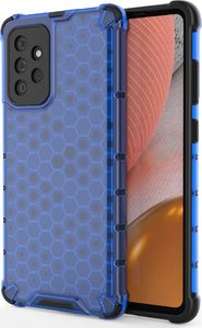 Hurtel Honeycomb etui pancerny pokrowiec z żelową ramką Samsung Galaxy A72 4G niebieski 1