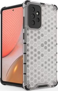 Hurtel Honeycomb etui pancerny pokrowiec z żelową ramką Samsung Galaxy A72 4G przezroczysty 2