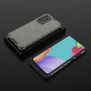 Hurtel Honeycomb etui pancerny pokrowiec z żelową ramką Samsung Galaxy A52 5G / A52 4G czarny 13