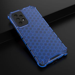 Hurtel Honeycomb etui pancerny pokrowiec z żelową ramką Samsung Galaxy A52 5G / A52 4G niebieski 14