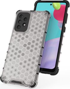 Hurtel Honeycomb etui pancerny pokrowiec z żelową ramką Samsung Galaxy A52 5G / A52 4G czerwony 7