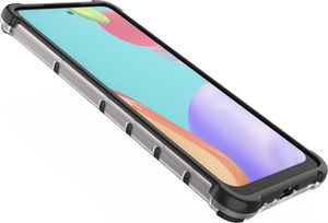 Hurtel Honeycomb etui pancerny pokrowiec z żelową ramką Samsung Galaxy A52 5G / A52 4G czerwony 10