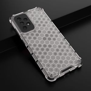Hurtel Honeycomb etui pancerny pokrowiec z żelową ramką Samsung Galaxy A52 5G / A52 4G przezroczysty 14