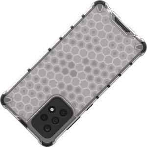 Hurtel Honeycomb etui pancerny pokrowiec z żelową ramką Samsung Galaxy A52 5G / A52 4G przezroczysty 6