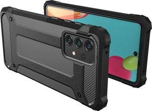 Hurtel Hybrid Armor pancerne hybrydowe etui pokrowiec Samsung Galaxy A52 5G / A52 4G srebrny 3