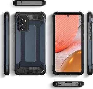 Hurtel Hybrid Armor pancerne hybrydowe etui pokrowiec Samsung Galaxy A72 4G czarny 4